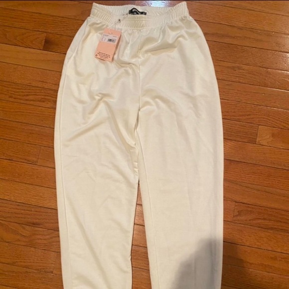 Missguided Pants - NWT Missguided white 90's joggers!